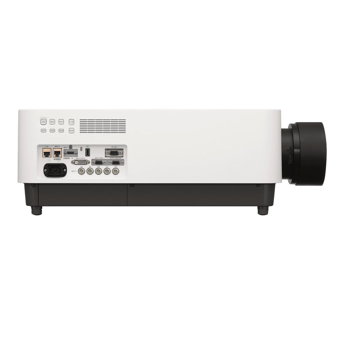 Sony VPL-FHZ131L/W - 3LCD WUXGA Laser Projector, side ports