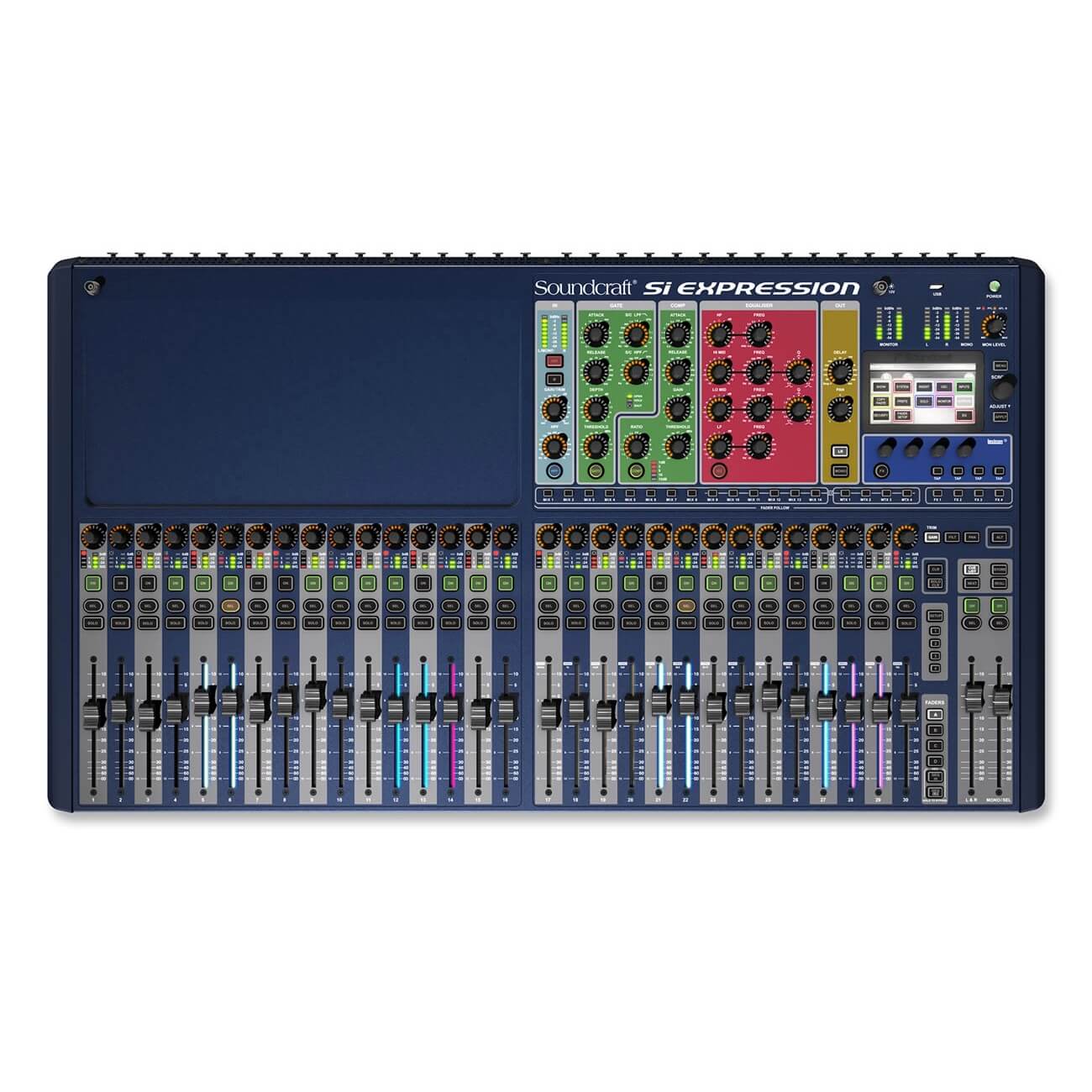 Soundcraft Si Expression 3 - 32-channel Digital Mixer, top