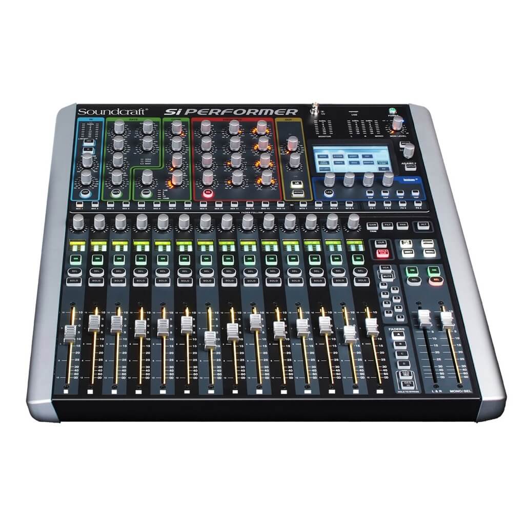 Soundcraft Si Performer 1 - 80-channel Digital Mixer with DMX Control, front