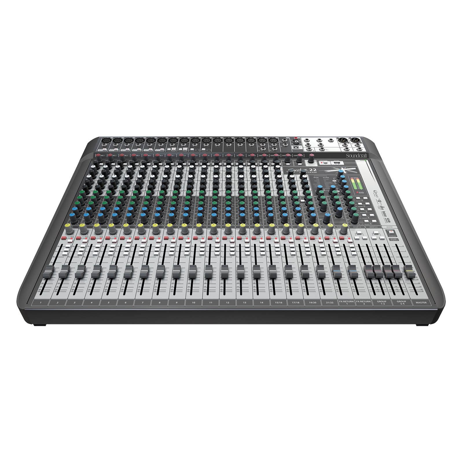 Soundcraft Signature 22MTK - 22-channel Analog Mixer with Lexicon Effects, front