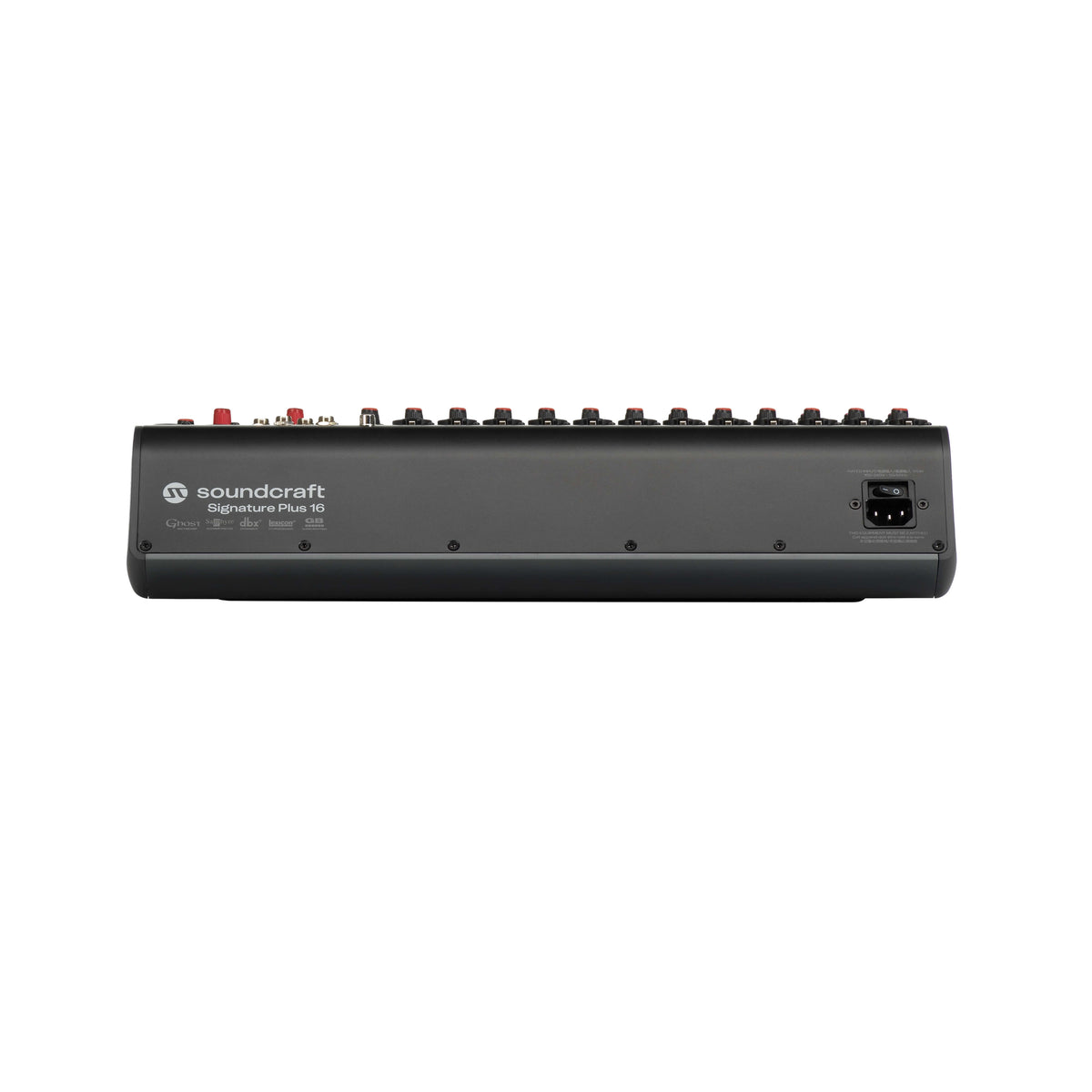 Soundcraft Signature Plus 16 - 16-Ch Analog Mixer with Lexicon FX, rear
