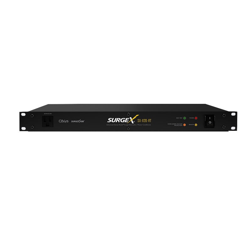 SurgeX SX1120-RT - 20A Rack-mount Surge Elimination with Remote Turn-On, front