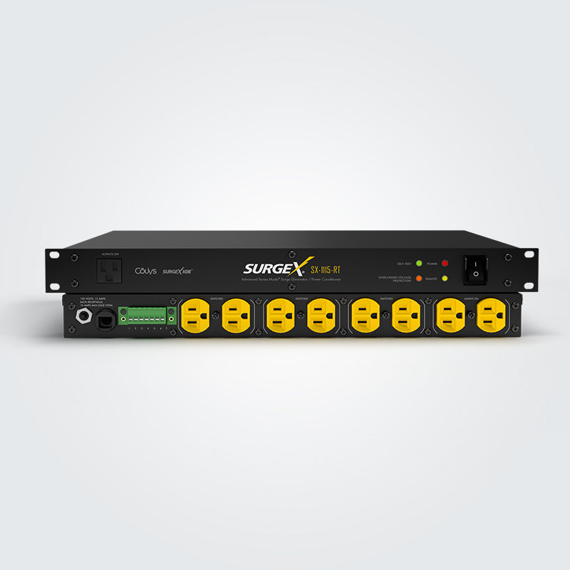 SurgeX SX1115-RT - 15A Rack-mount Surge Elimination with Remote Turn-on, stacked