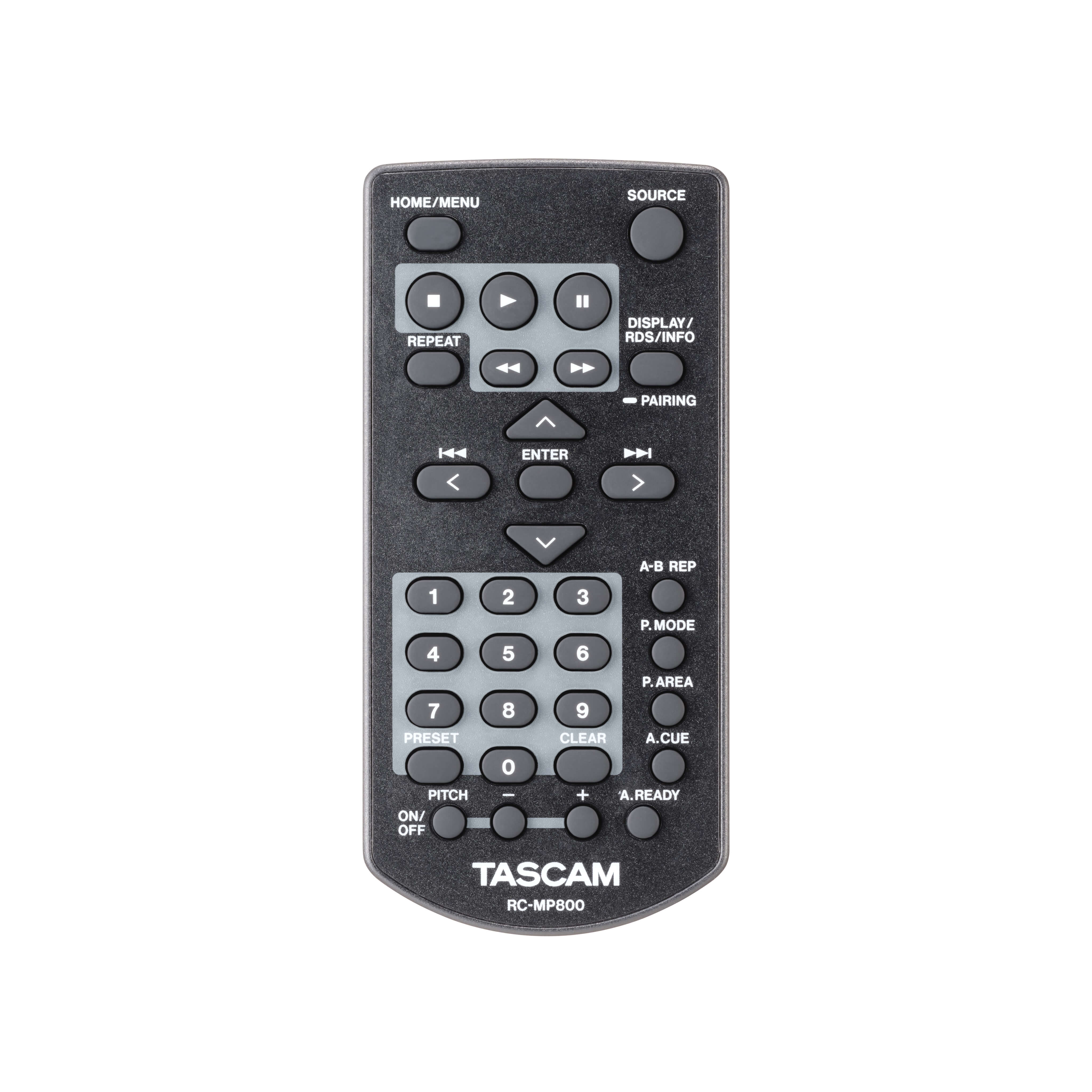 Tascam RC-MP800 remote control