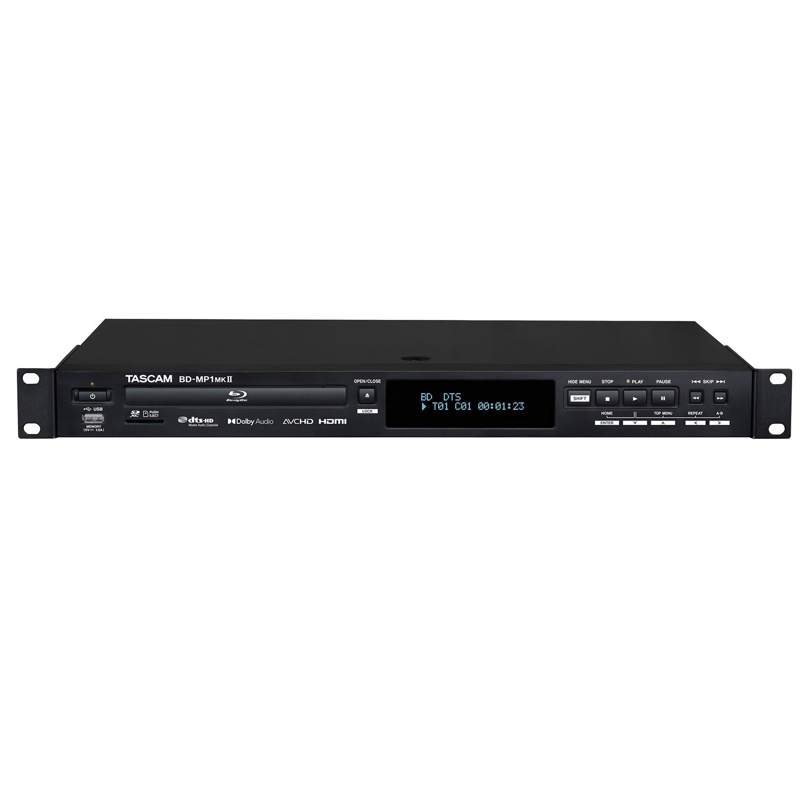 Tascam BD-MP1MKII - Professional Blu-Ray Multimedia Player