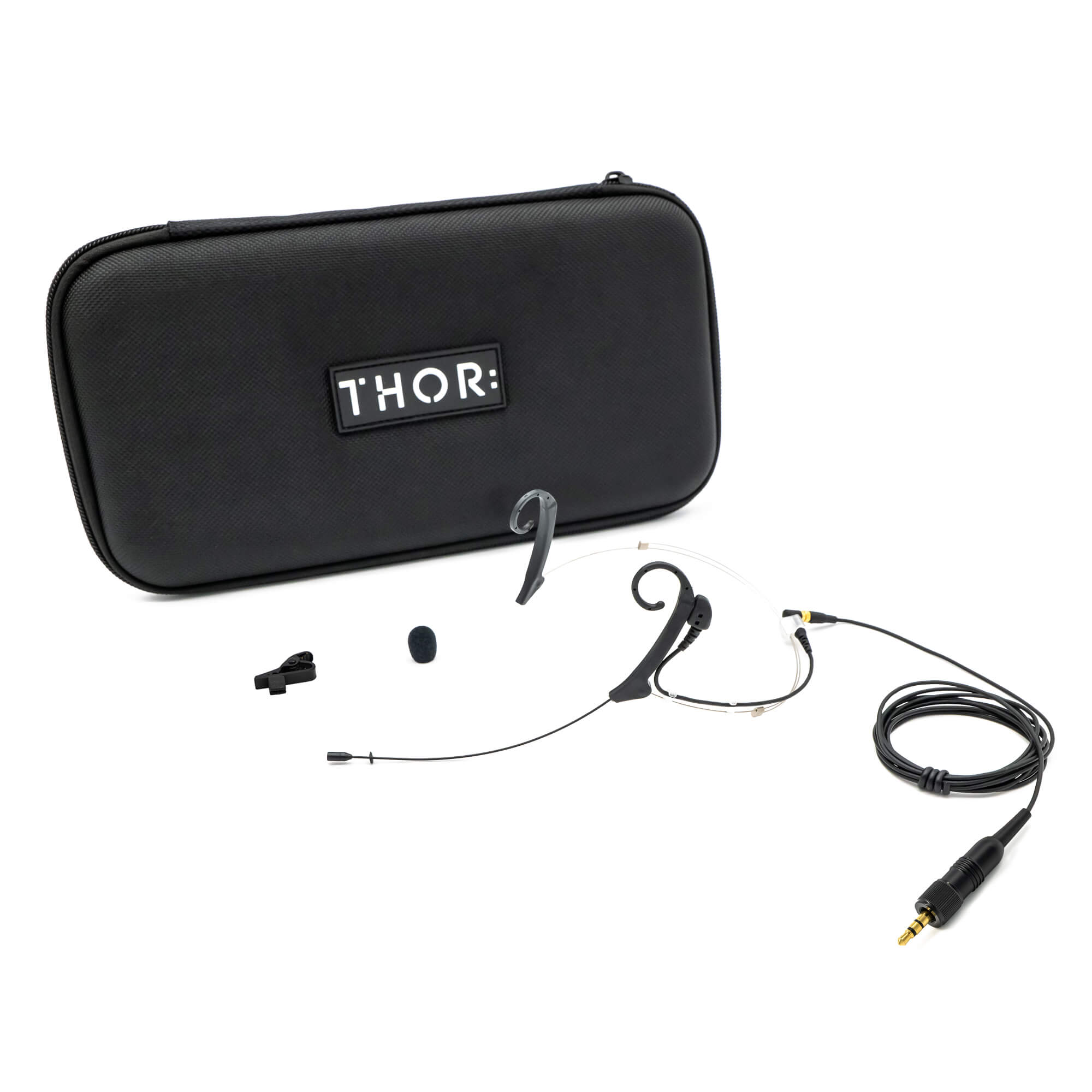 THOR Shadow SH20-BLK-3.5 Dual Ear Headworn Microphone Kit