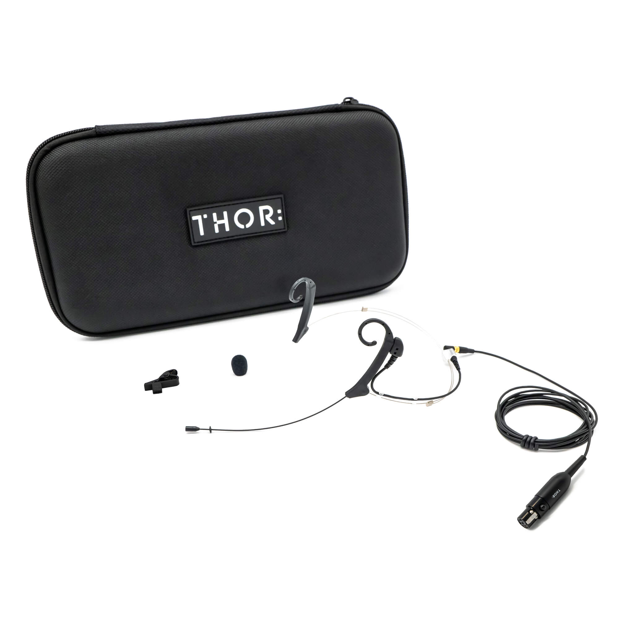 THOR Shadow SH20-BLK-TA4F Dual Ear Headworn Microphone Kit