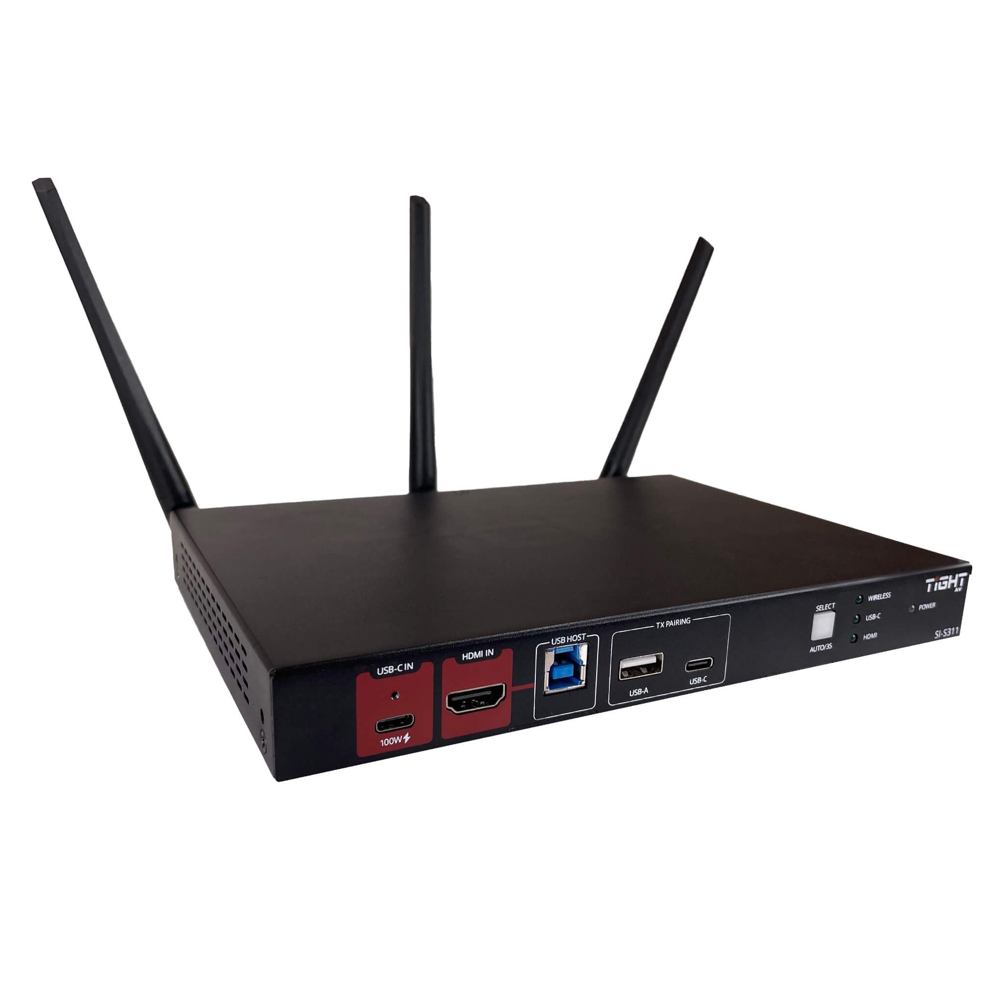 TiGHT AV SiMA SI-S311 - 3x1 BYOM Switcher with Wireless Presentation, angle