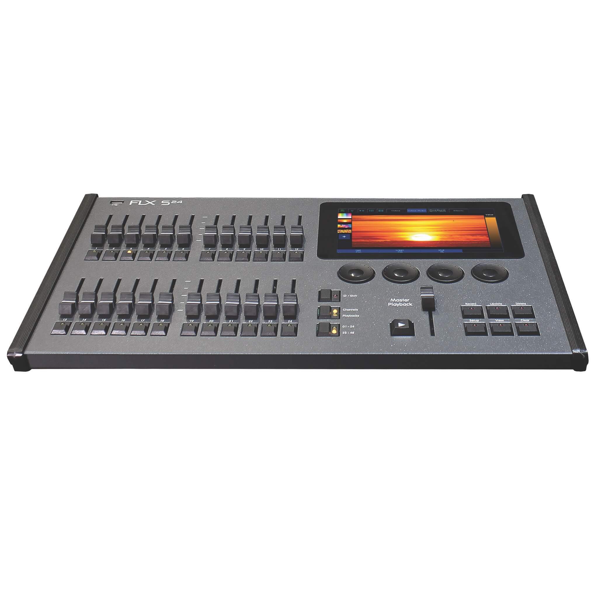 Vari-Lite FLX S24 Console - 24 Fader Lighting Control Surface, front