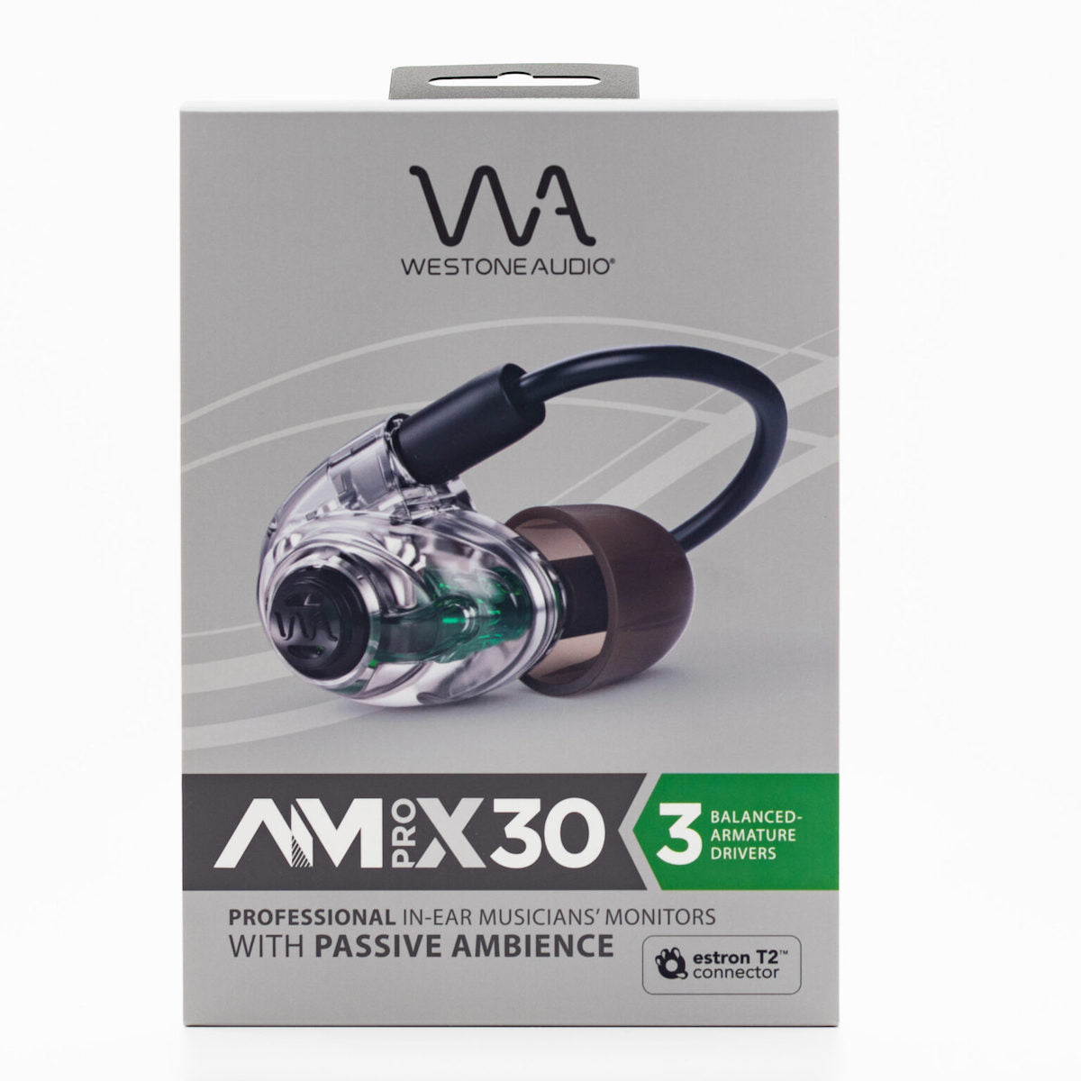 Westone AM Pro X30 - Triple-Driver Musician IEM with Passive Ambience