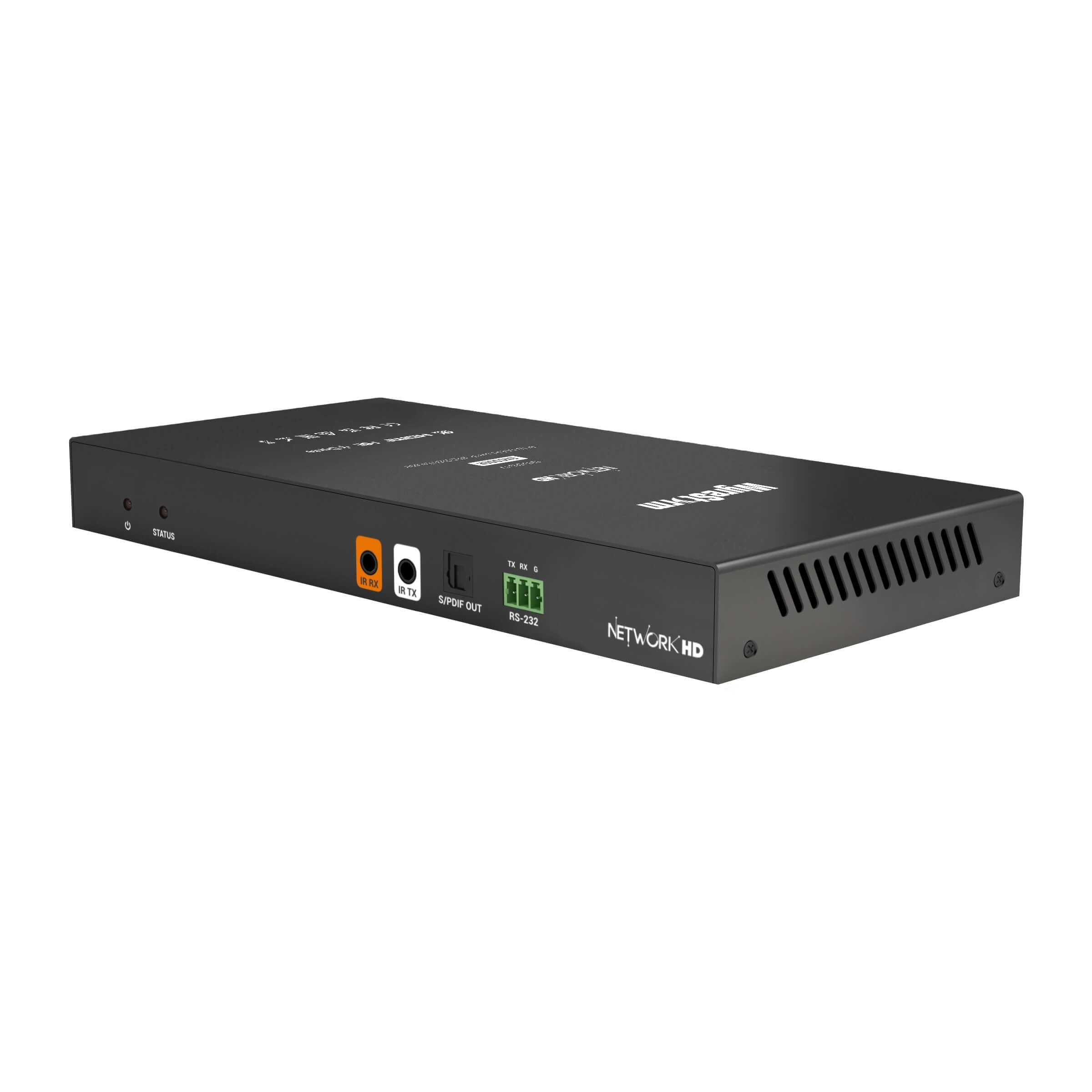 WyreStorm NHD-500-TX-V2 - 4K60 4:4:4 AVoIP JPEG 2000 Encoder, front angle