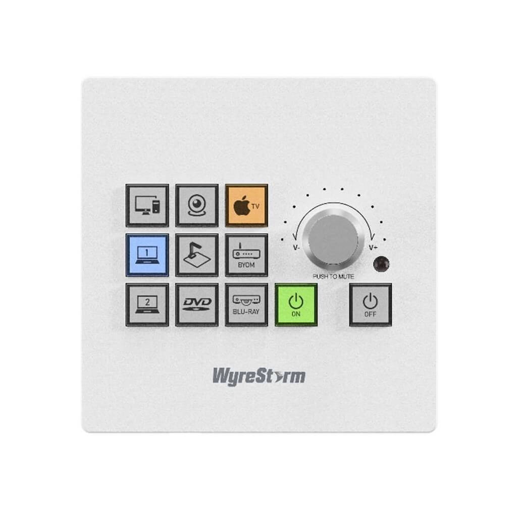 WyreStorm SYN-KEY12-US - Synergy 12-button Keypad Controller (US), white