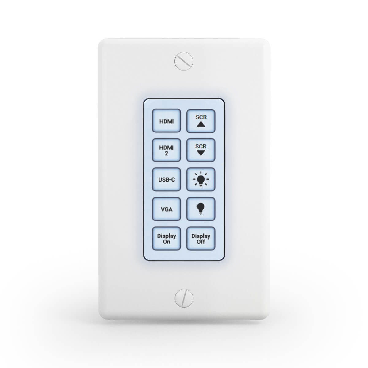 WyreStorm SYN-KEY10 - Synergy 10-button Keypad Controller (US), front