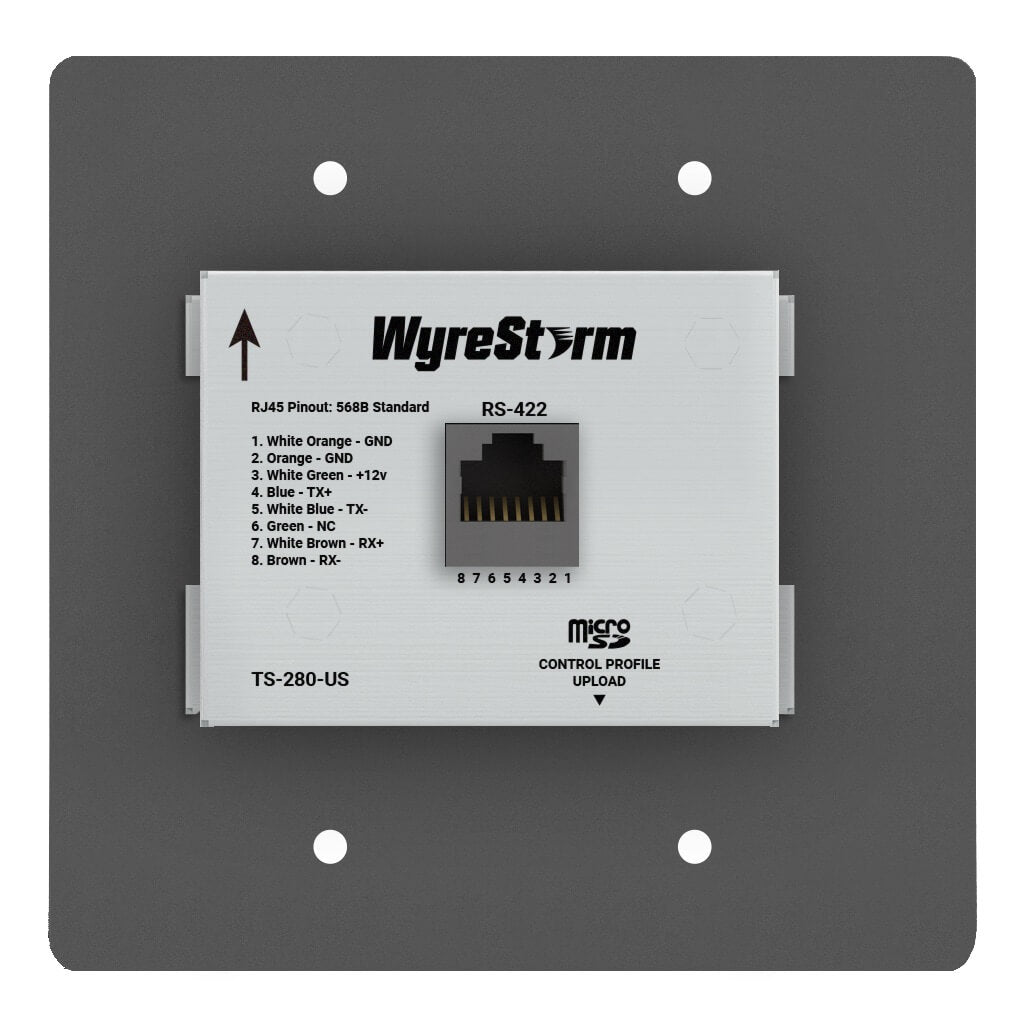 WyreStorm TS-280-US - 2.8-inch Serial Control Color Touchscreen, rear