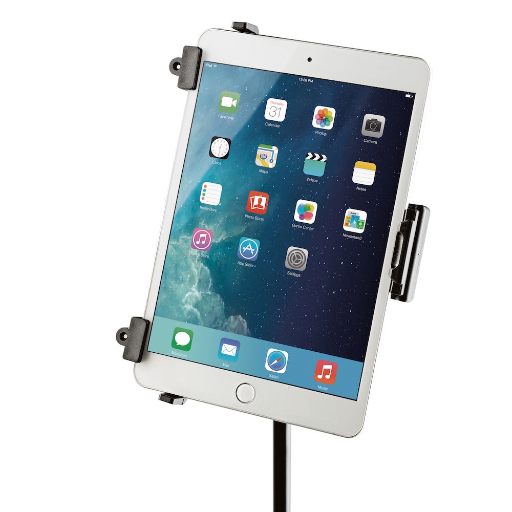 Konig & Meyer 19795 - Mini Universal Tablet Holder, Mic Stand Mount, iPad vertical