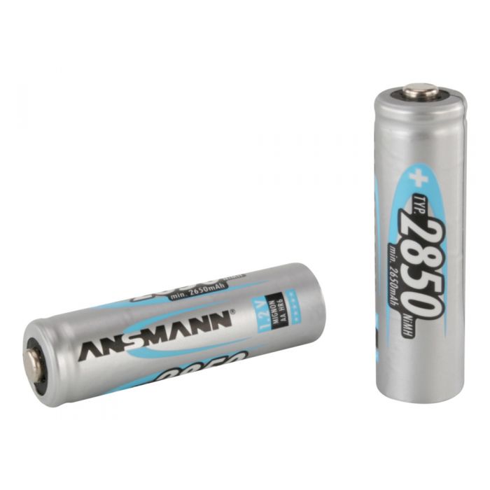 Ansmann AA 2850 mAh Hybrid Rechargeable NiMH Batteries