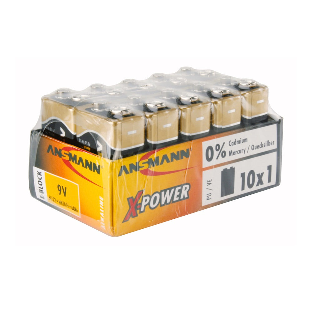 Ansmann X-Power Premium Alkaline 9V, 10-package