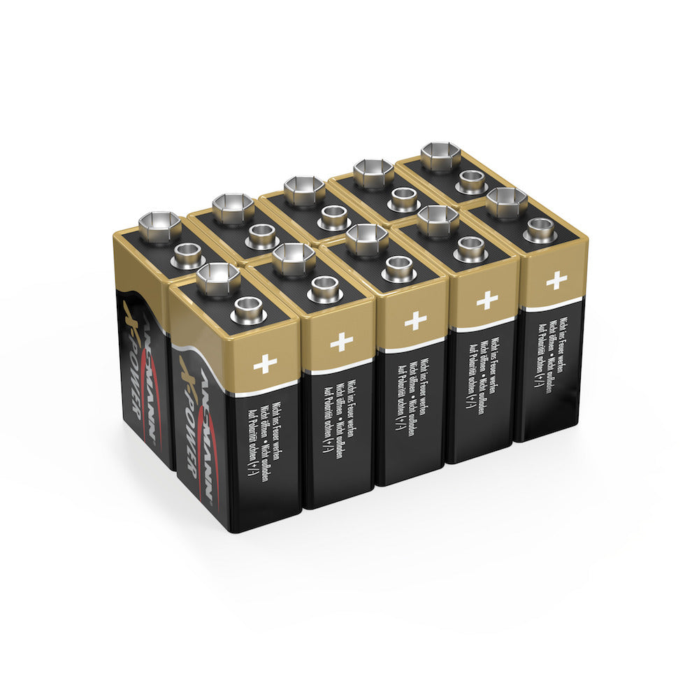 Ansmann X-Power Premium Alkaline 9V, 10-pack batteries