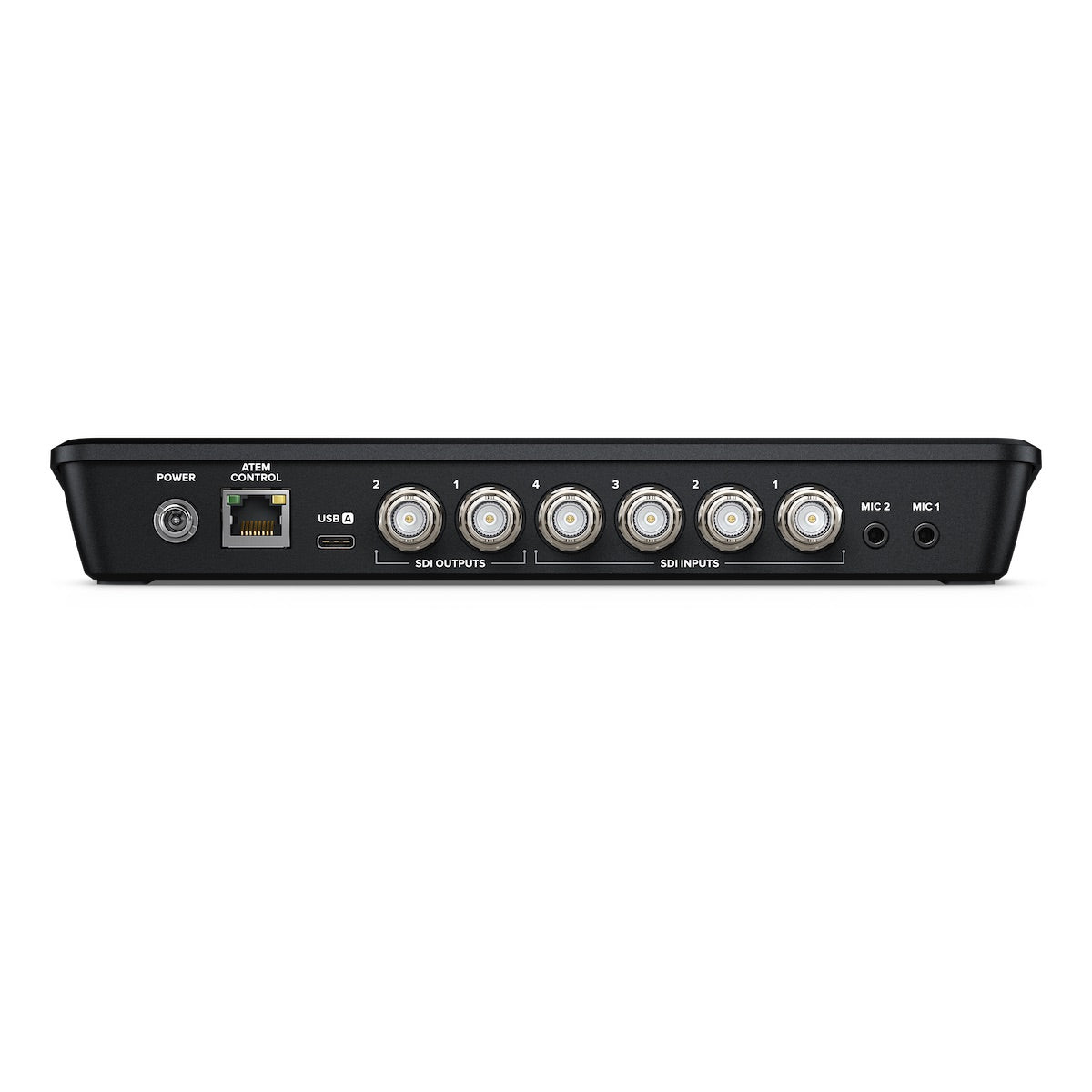 Blackmagic ATEM SDI Pro ISO - 4-Channel 3G-SDI Streaming Switcher, rear
