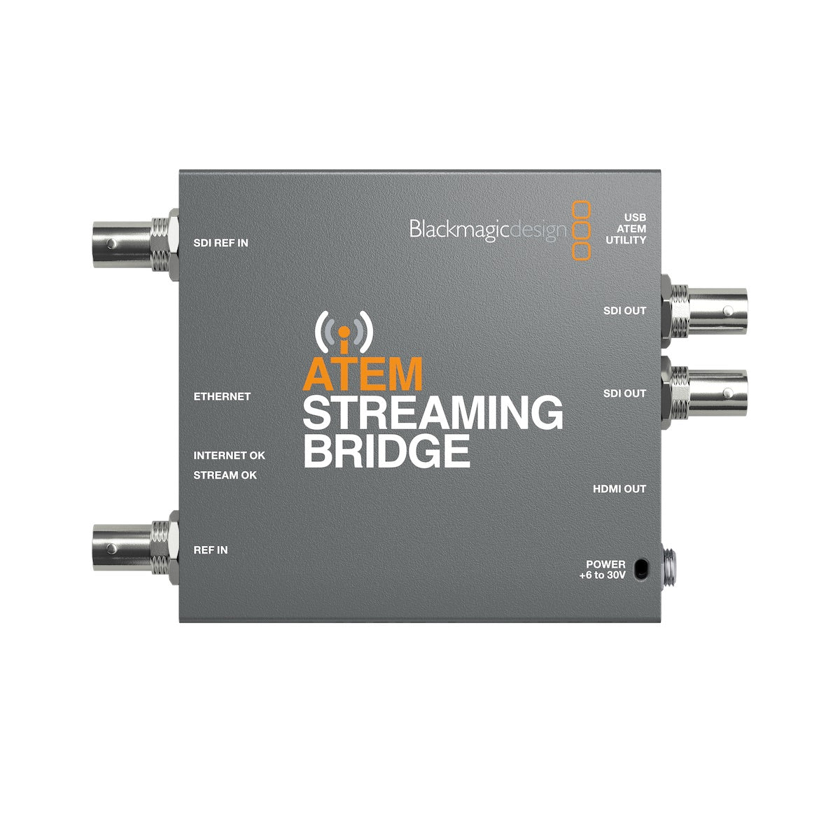 Blackmagic ATEM Streaming Bridge - H.264 Video Converter, front