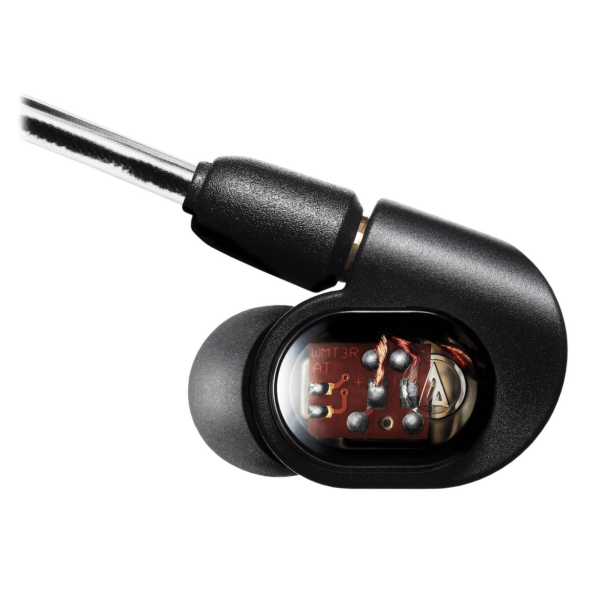 Audio-Technica ATH-E70 - Professional In-Ear Monitor Headphones, driver closeup