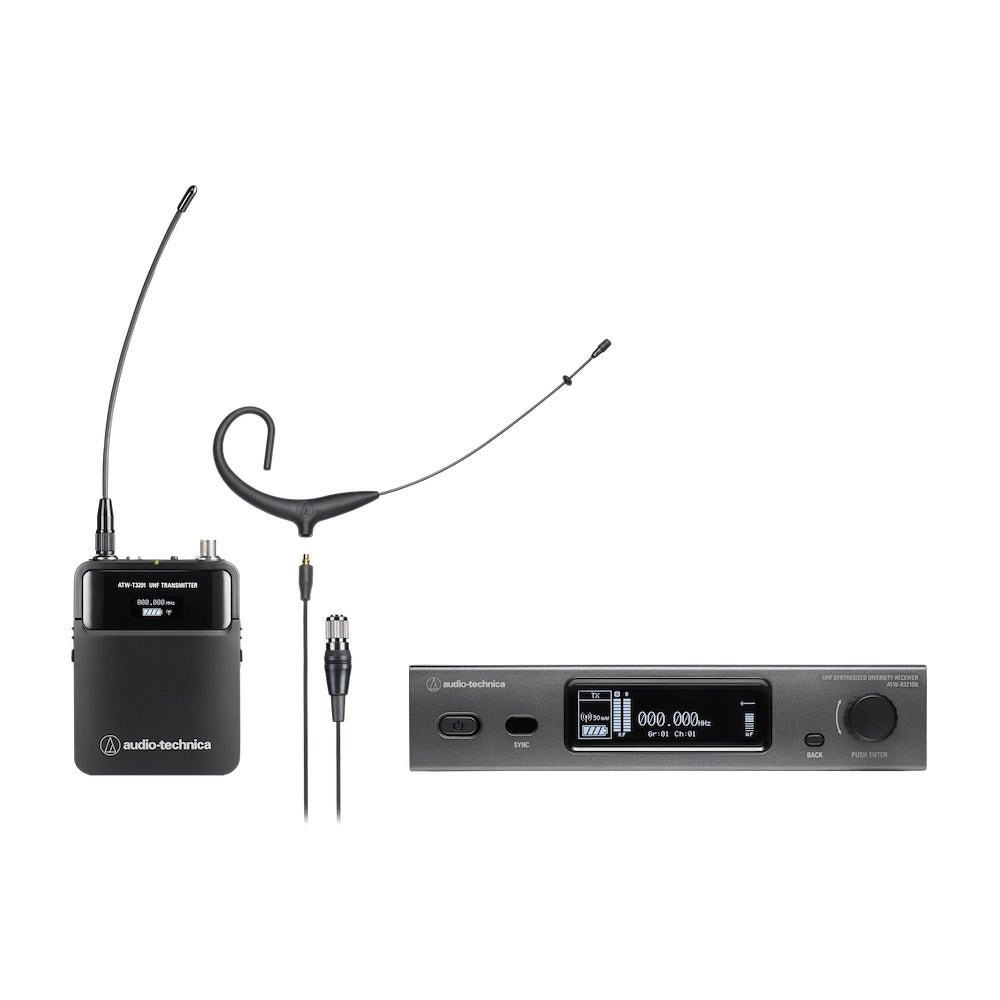 Audio-Technica ATW-3211N892x Wireless Headworn Mic System (Network-Enabled)