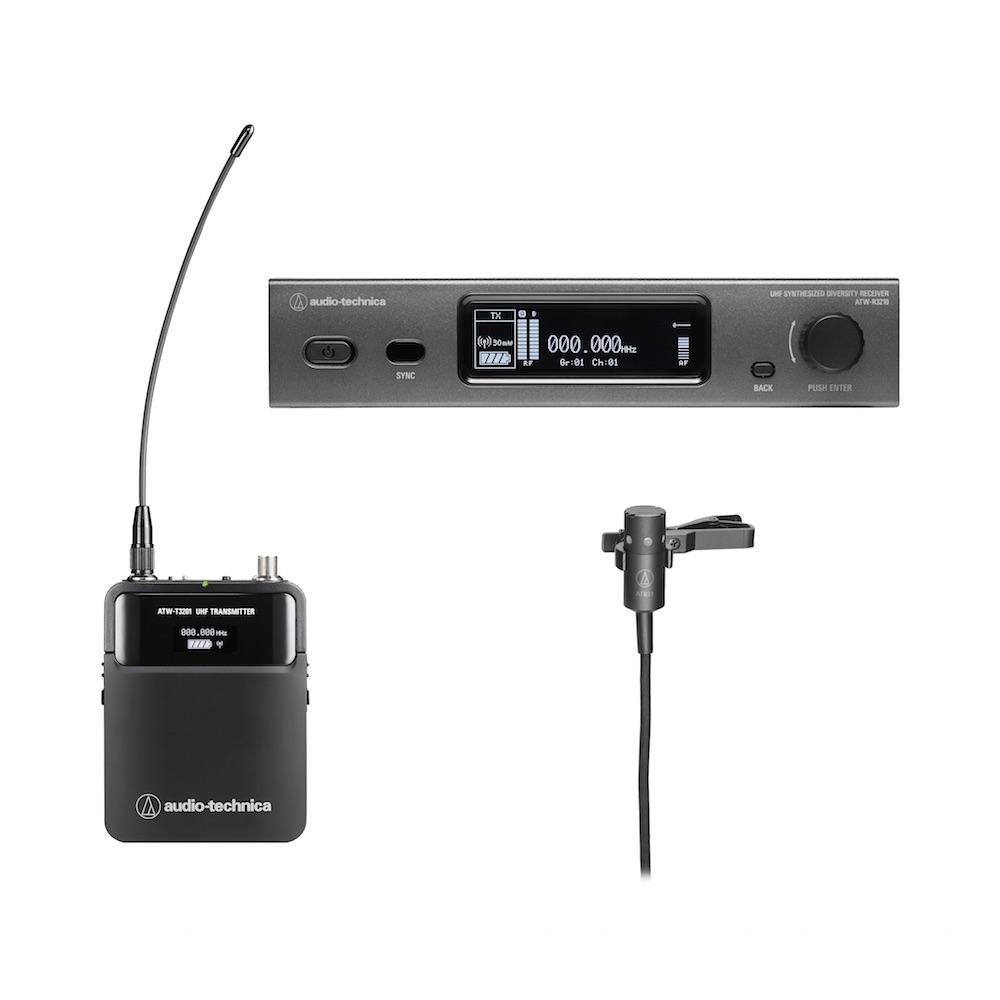 Audio-Technica ATW-3211/831 Wireless Lavalier Microphone System