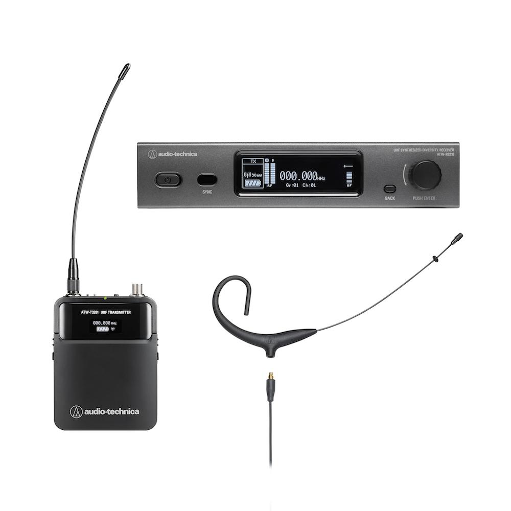 Audio-Technica ATW-3211/892x Wireless Headworn Microphone System