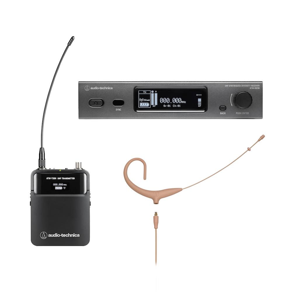 Audio-Technica ATW-3211/892x-TH Wireless Headworn Microphone System
