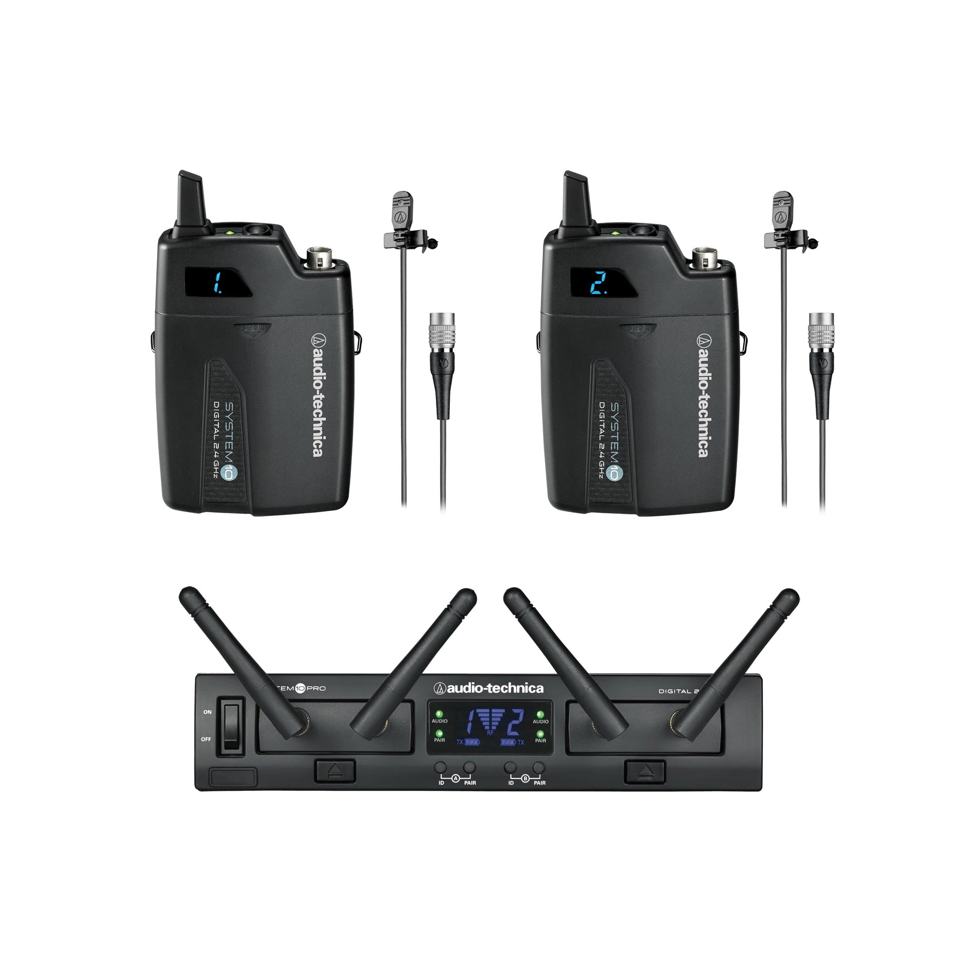 Audio-Technica ATW-1311/L System 10 PRO Digital Wireless Dual Lavalier