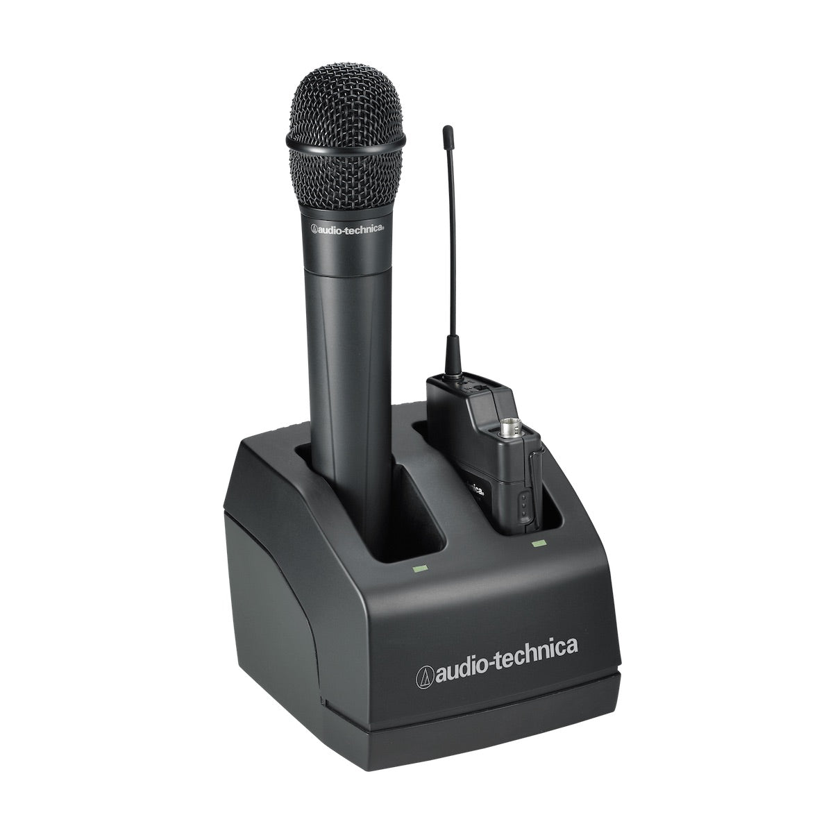 Audio-Technica ATW-CHG2 - Two-Bay Recharging Station (2000 Series), mic and bodypack not included