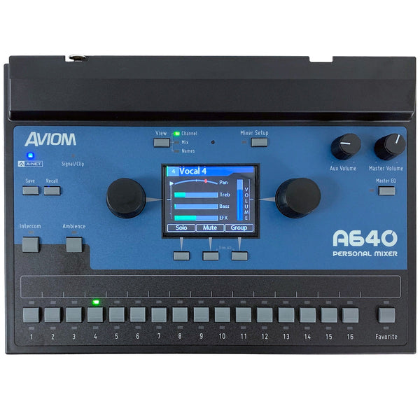 Aviom A640 Personal Mixer - 16-channel Digital Monitor Mixing System