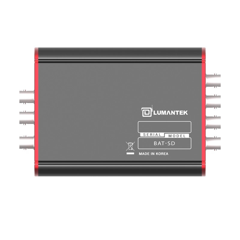 Lumantek BAT-SD 1x6 SDI Distributor and Video Amplifier, rear