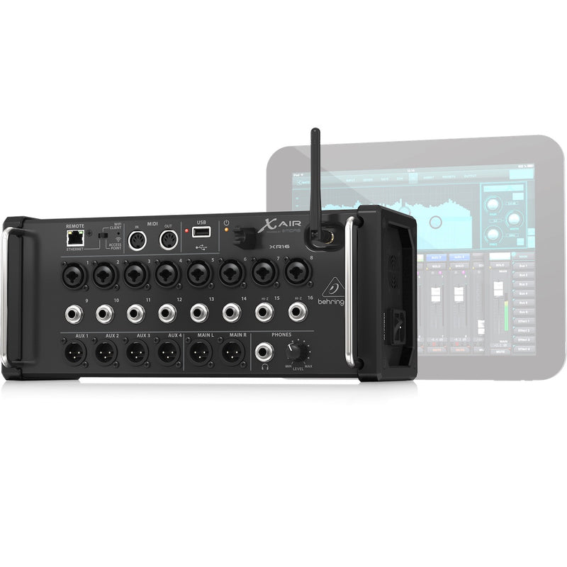 Behringer XR16 - 16-input Digital Mixer for iPad and Android Tablets,
