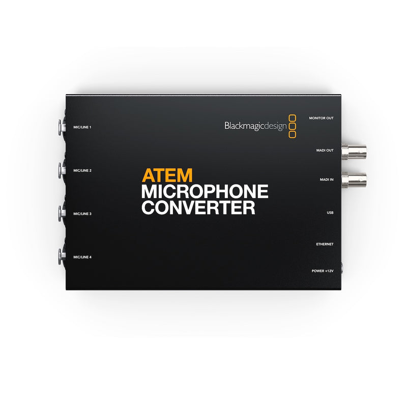 Blackmagic Design ATEM Microphone Converter, front