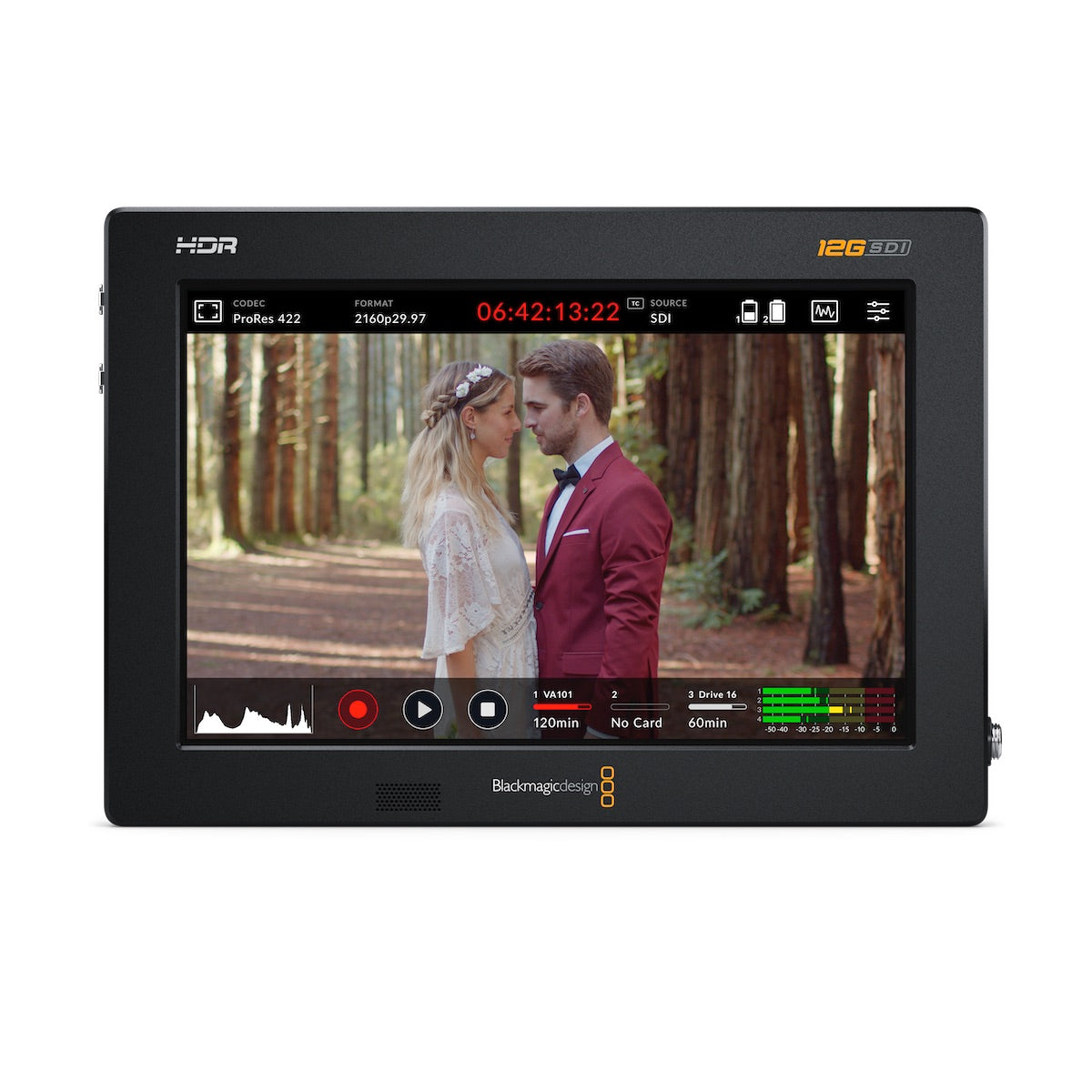 Blackmagic Video Assist 7” 12G HDR, front