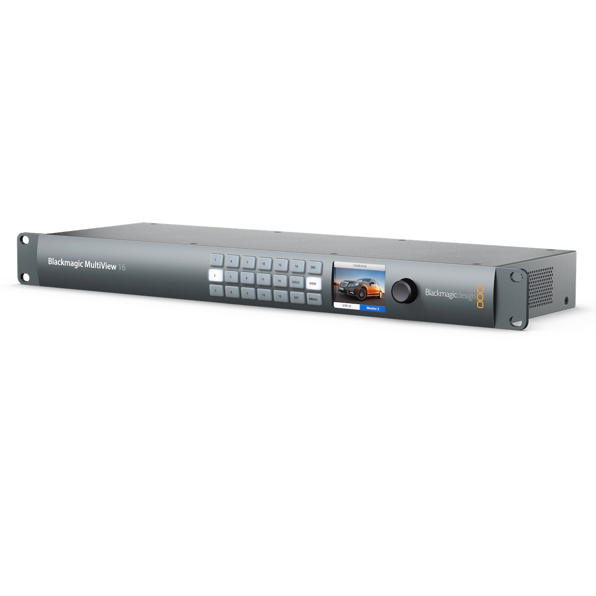 Blackmagic Design MultiView 16 - Ultra HD 16 Source Video Monitor, angle