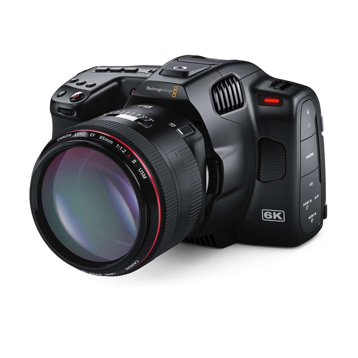 Blackmagic Pocket Cinema Camera 6K Pro with Super 35 HDR Sensor, lens not included