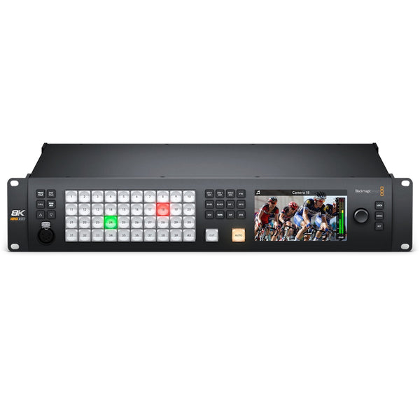 Blackmagic ATEM Constellation 8K - Ultra HD Live Production Switcher, front tilted view