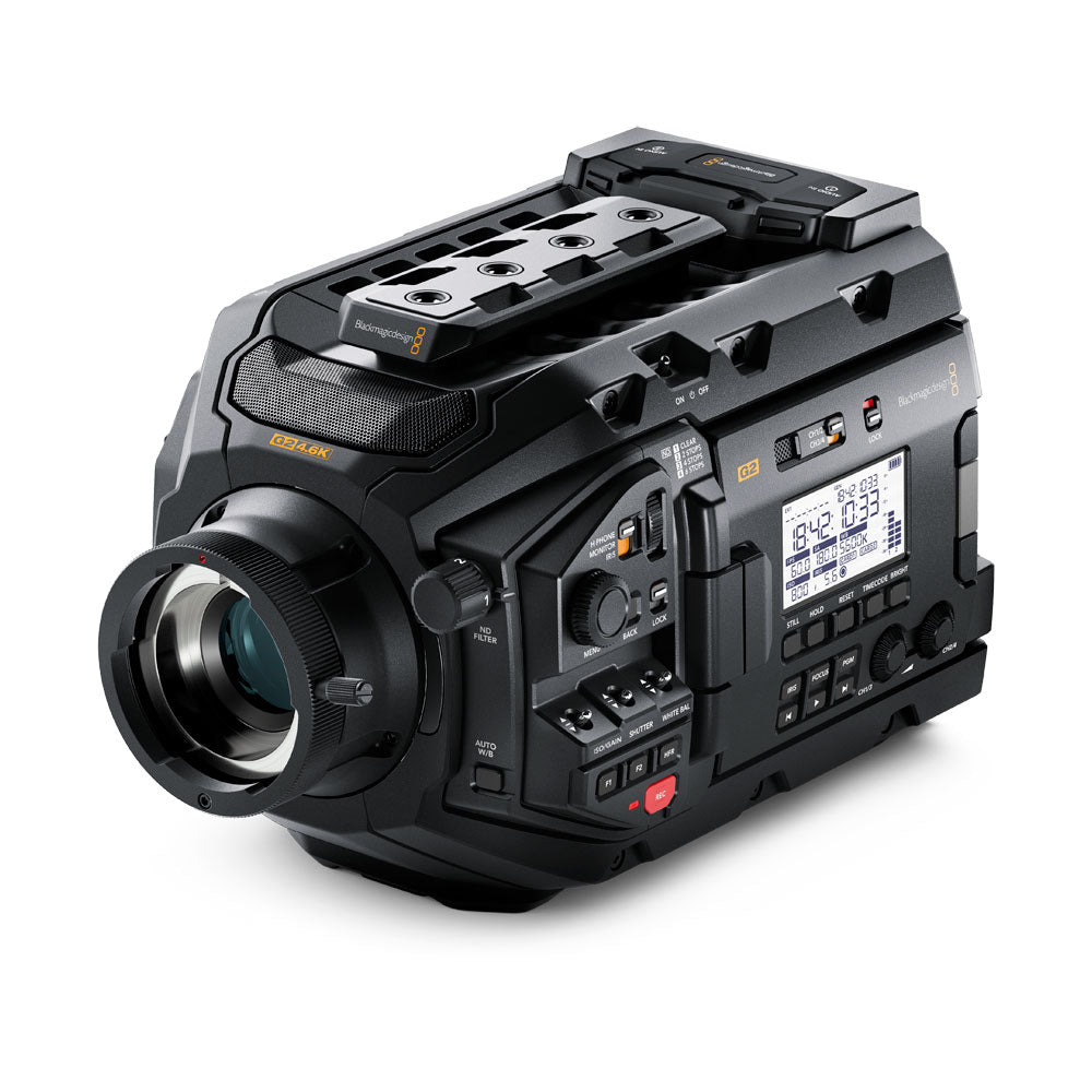 Blackmagic URSA Mini Pro with B4 Mount Lens Adapter