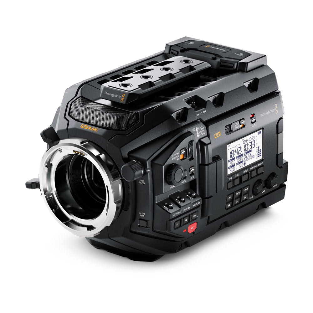 Blackmagic URSA Mini Pro 4.6K G2 Digital Film Camera, with optional PL lens mount