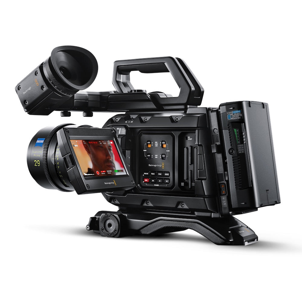 Blackmagic URSA Mini Pro 12K Digital Film Camera, optional equipment shown