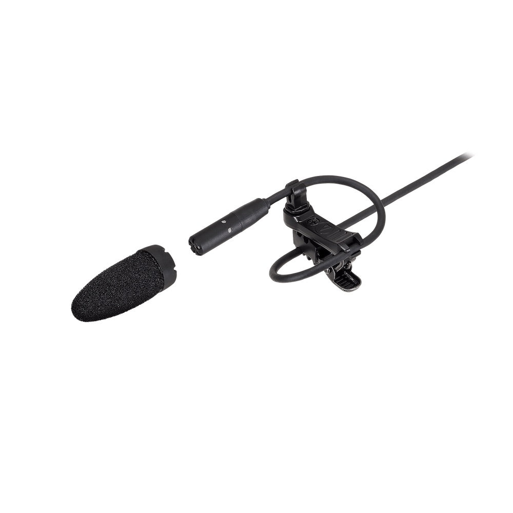 Audio-Technica BP898 - Subminiature Cardioid Condenser Lavalier Microphone with mic clip and windscreen