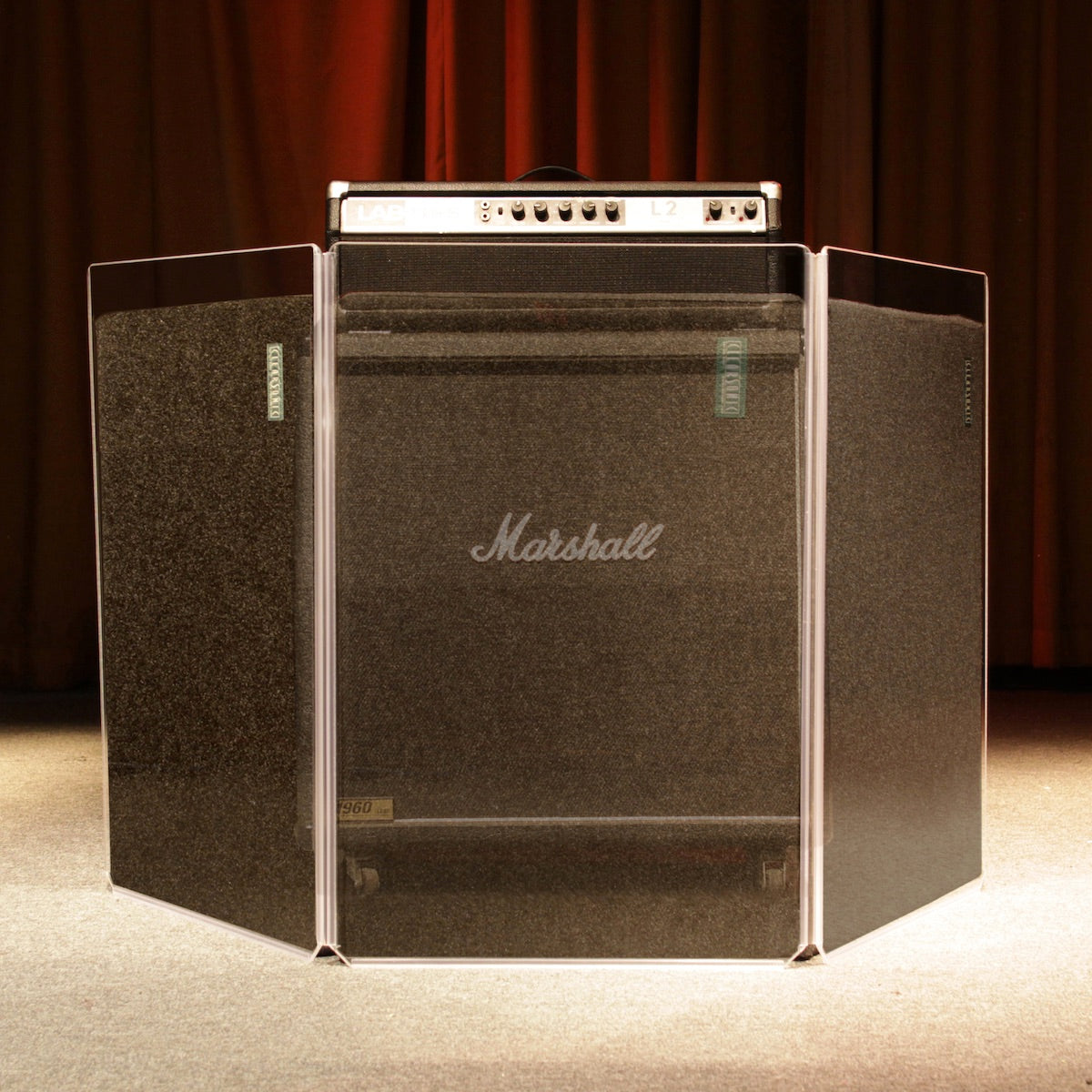 ClearSonic AP30 AmpPac 30 - Guitar Speaker Cabinet Sound Isolation, shown with cabinet