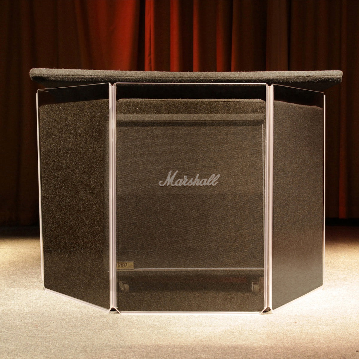 ClearSonic AP31 AmpPac 31 - Guitar Speaker Cabinet Sound Isolation, shown with cabinet