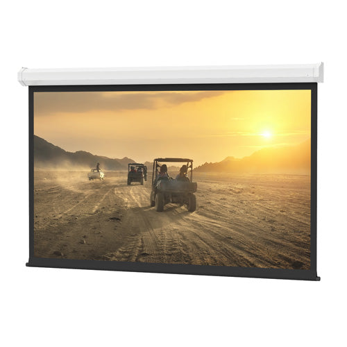 Da-Lite Cosmopolitan - Wall or Ceiling Mounted Electric Screen, with projected image
