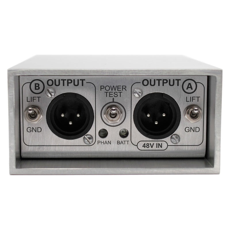 Countryman Type 10S, 2-channel Active Direct Box, outputs