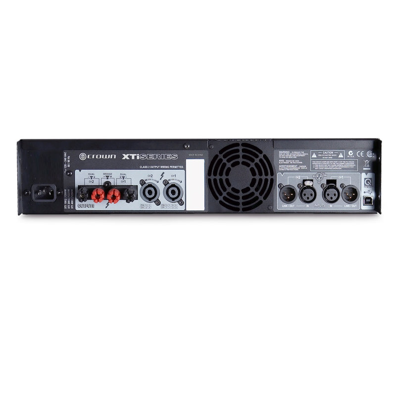 Crown XTi 1002 - Two-channel, 500W Power Amplifier, rear