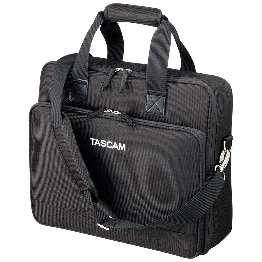 Tascam CS-PCAS20 - Custom Fit Carrying Bag for Mixcast 4, angled