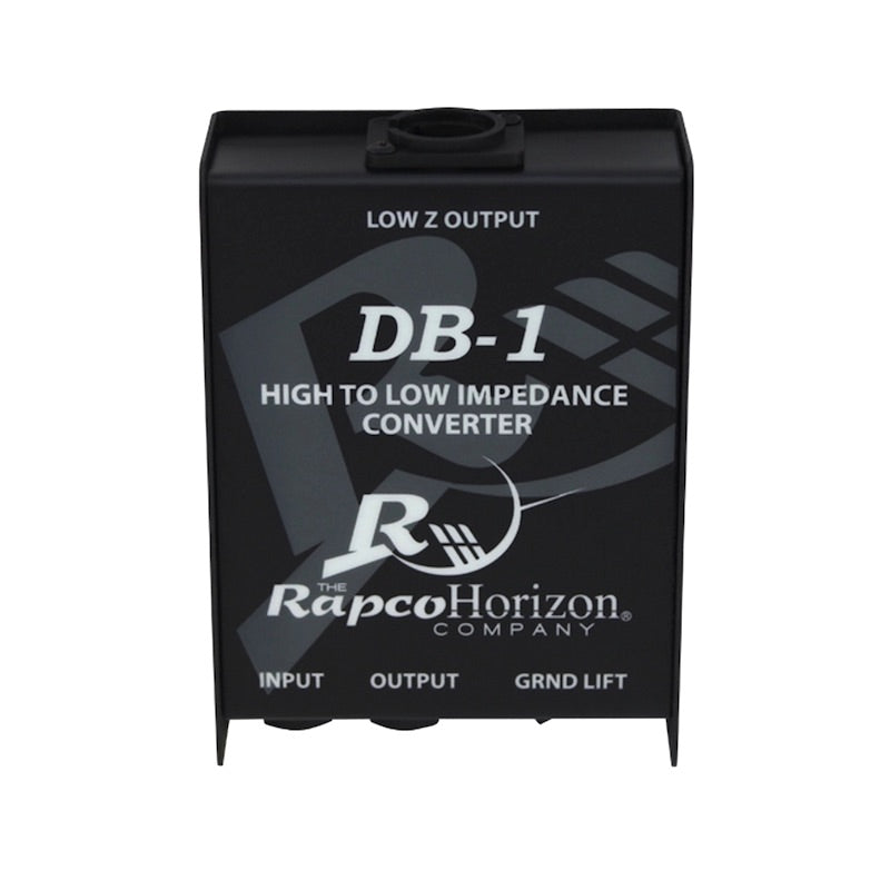 RapcoHorizon DB-1 - Passive Direct Box, High to Low Impedance Converter, front